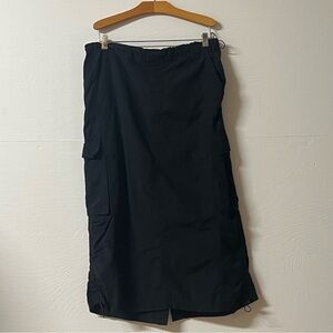 Aeropostale Parachute Cargo Y2K Skater Gorpcore Maxi Black Size Medium